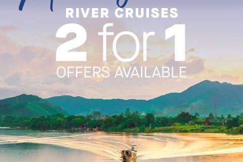 2 for 1 savings on luxury and premium river cruising