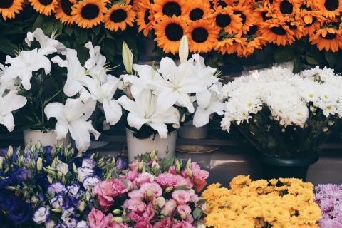 Delivering smiles with flowers