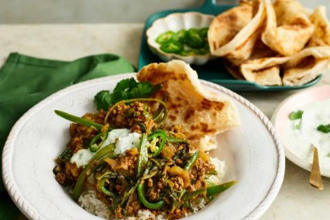 Easy curried mince