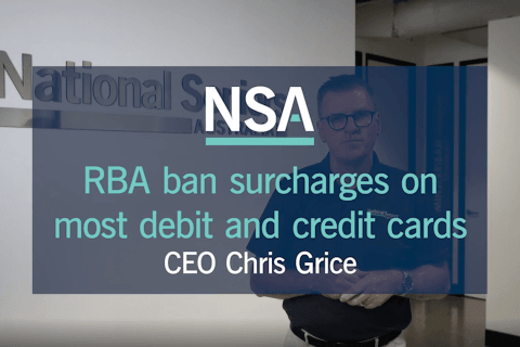 RBA ban surcharges on most debit and credit cards